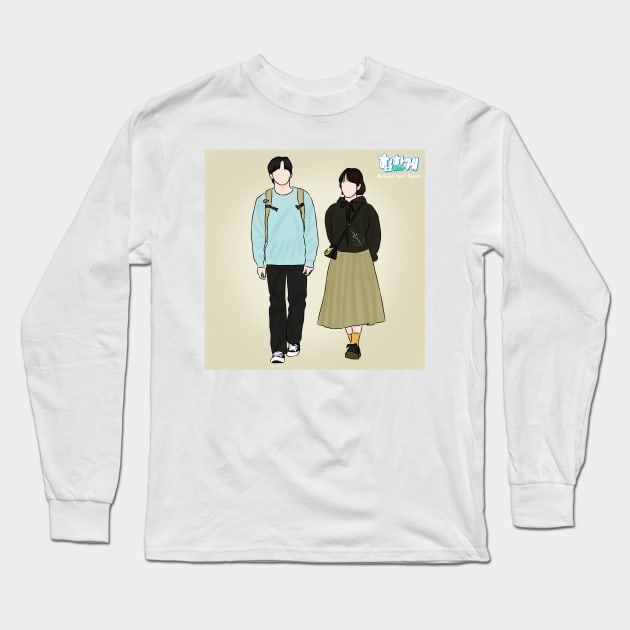 Behind Your Touch Korean Drama Long Sleeve T-Shirt by ArtRaft Pro